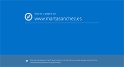 Desktop Screenshot of martasanchez.es